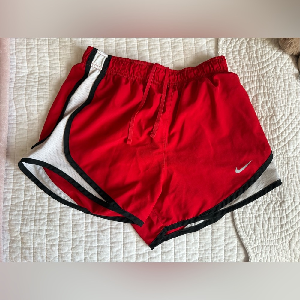 Nike Women's Tempo Running Red Athletic Shorts